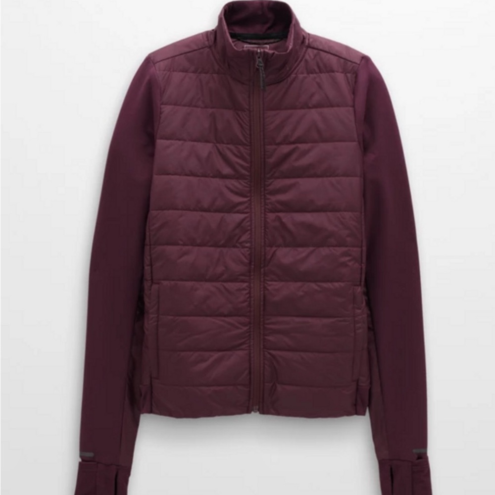 Women’s Prana Insulated Ice Flow Jacket. Maroon - XS